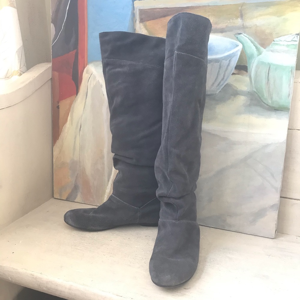 Chinese Laundry Knee High Suede Slouchy Boots